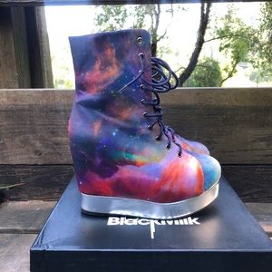 Jeffrey Campbell X BlackMilk Back-off Boot